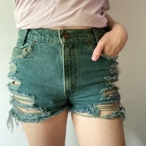 Vintage Distressed Levi Shorts